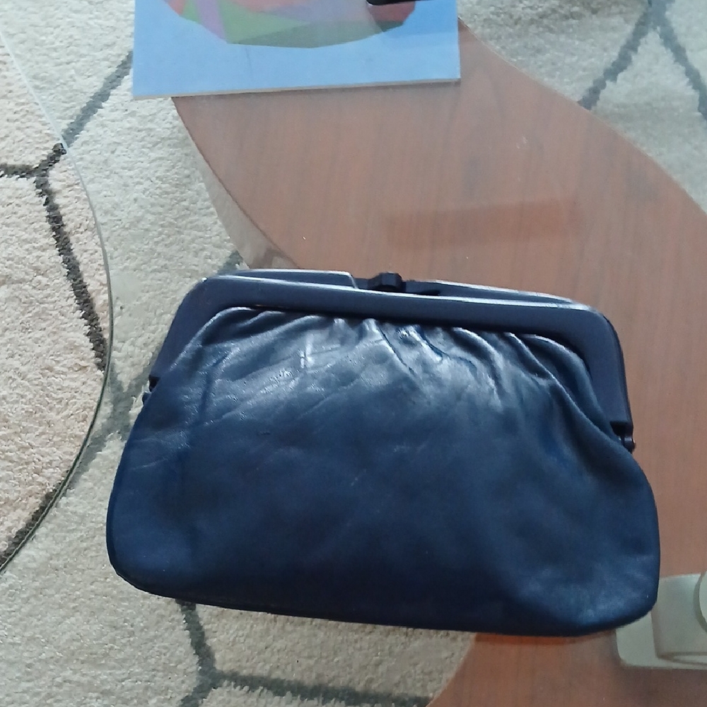Vintage America Navy Clutch